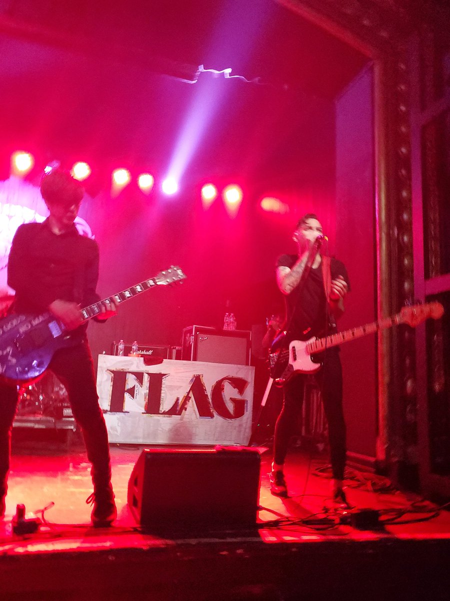 Bro307H's tweet photo. We had a great time at @anti_flag in Detroit! @justinsanesolo , I hope you and your allergies are on the mend. You all still put on a phenomenal show!
#rulesofthepit๐ค https://t.co/pGcsHIkdii