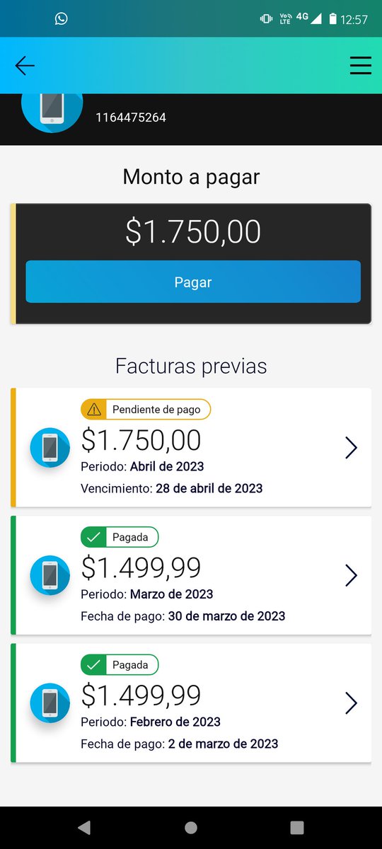 343matias's tweet photo. Cómo puede ser. Tercer mes que estoy en @PersonalAr  y ya me aumenta cuando se suponía, que mi plan es de 1500 x 12 meses? @PersonalFlow_At me deriva con un representante y no conecta nunca. @dzapatillas @DNDConsumidor @BAconsumidor https://t.co/UL5BG41L8j