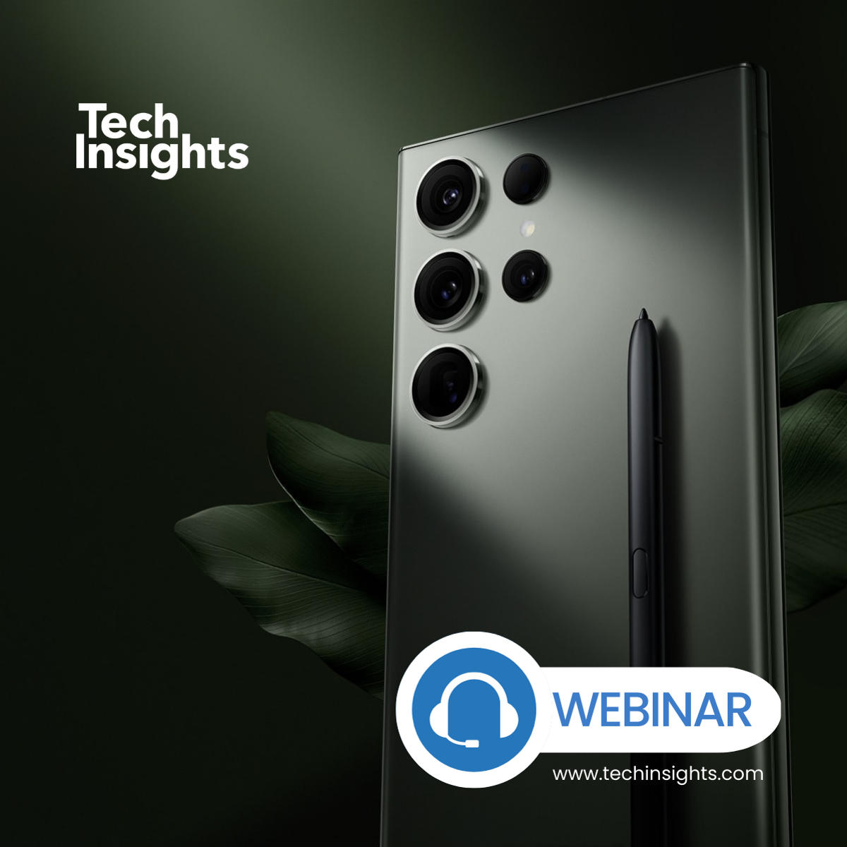 Missed <a href="/TechInsightsinc/">TechInsights</a> exclusive keynote webinar on <a href="/Samsung/">Samsung Electronics</a> GalaxyS23Ultra? Watch the FREE on-demand webinar and hear from our experts as they compare this device with the #iPhone 14 Pro Max and discuss the components in detail. Watch Now. bit.ly/3KJMAEJ #smartphone