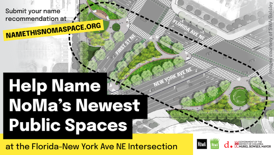 The <a href="/NoMaBID/">NoMa BID</a> and D.C. want your help renaming what has colloquially been known as Dave Thomas Circle (where the old Wendys used to sit). 

In the future, it will be three park areas. Drop your suggestions in the comments and at the link. 

nomabid.org/florida-new-yo…