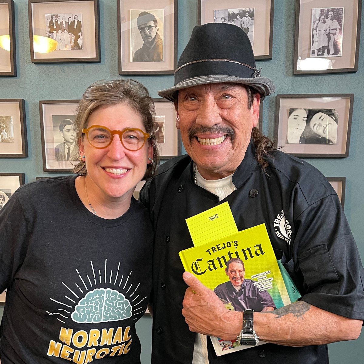 missmayim's tweet photo. Los Angeles icon Danny Trejo (@officialDannyT) AKA Machete joins us in the MBB studio tomorrow! No exaggerations when we say he made us laugh and cry, sometimes at the same time. You're not going to want to miss one of our most fascinating conversations yet! 🧠💥 #BialikBreakdown https://t.co/Xs07zr2wnh