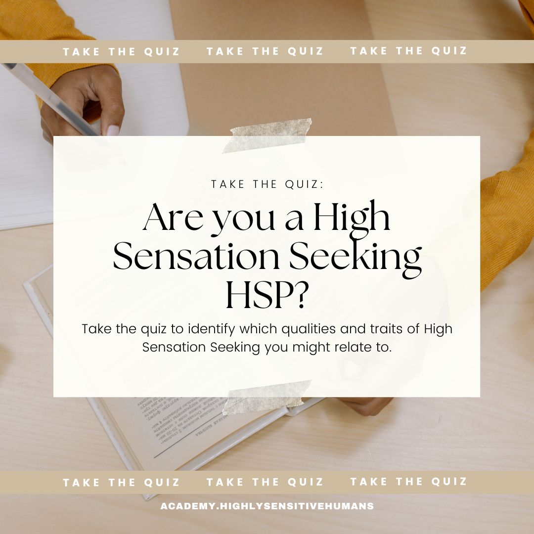Are you a High Sensation Seeking HSP? Around 30% of HSPs are also HSS. Check the quiz out here: highlysensitivehumans.com/are-you-a-high…

#hsp #highlysensitivepeople #thehighlysensitiveperson #hss #hsp #highsensationseeking #highlysensitivehumans #highlysensitiveentreprener #highlysensitiveleader