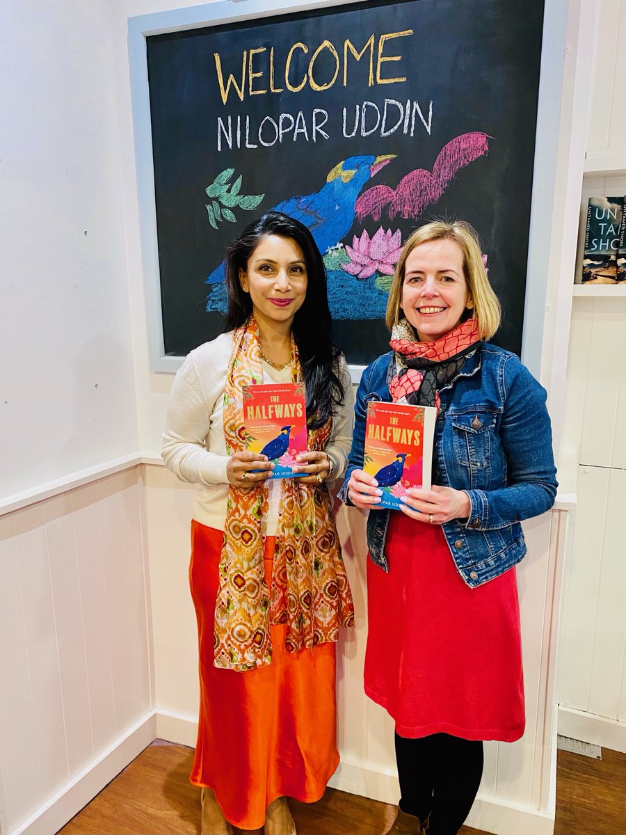 HQstories's tweet photo. Lovely photos taken @NiloparUddin's recent book event with the fabulous @BookaBookshop
Talking diaspora, the pull of two cultures, family secrets and strong female characters.
#TheHalfways is now available in paperback https://t.co/cUvJ0nGjWX