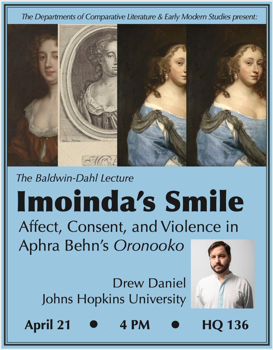 no turning back now, so it's time to say: I'm giving a talk at Yale this week