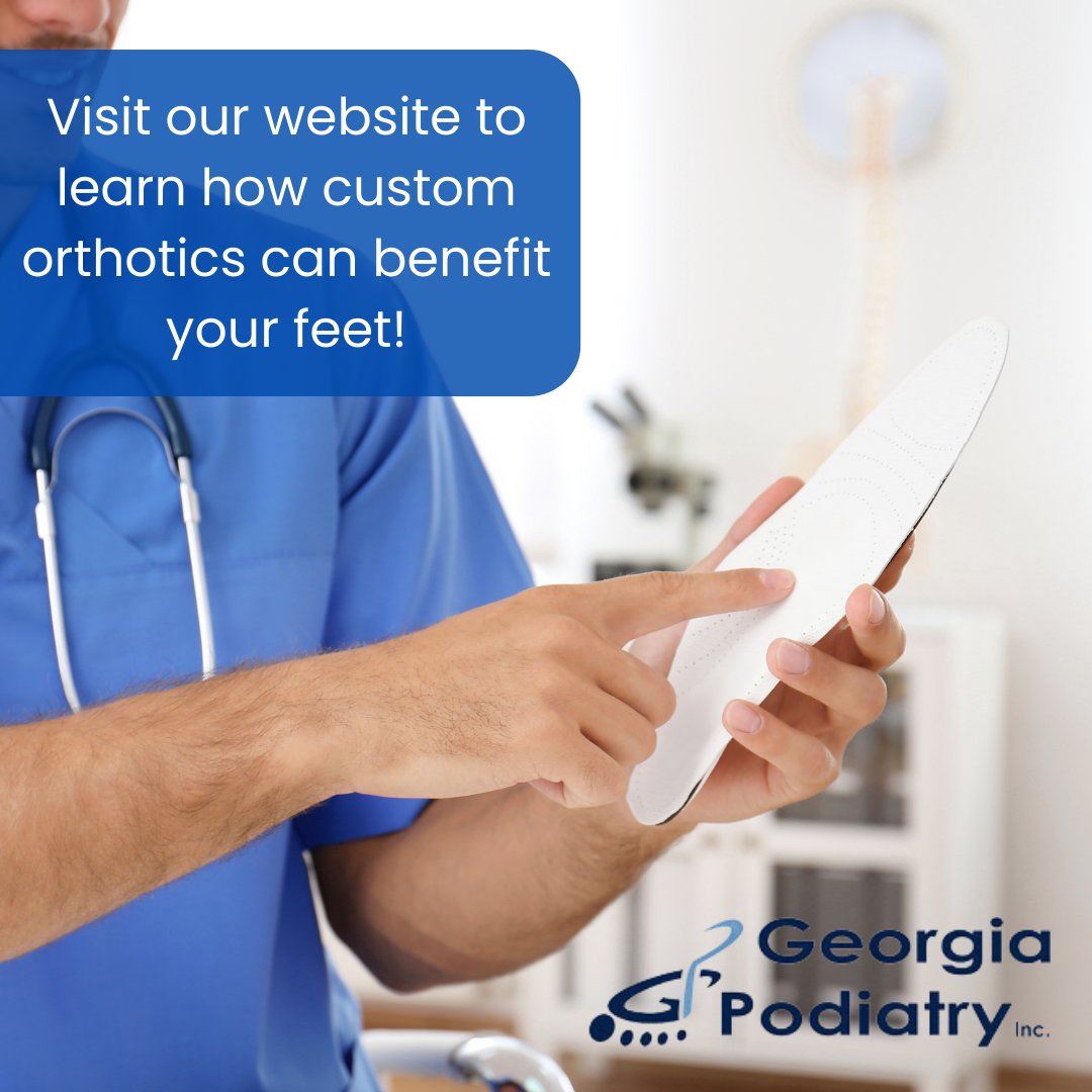 Gapodiatry's tweet photo. Do you have diabetes or arthritis? A pair of custom orthotics may be a great solution to your foot pain! Visit our website today to learn more! https://t.co/FIrMIR2Yrn https://t.co/81IvS3dQuy