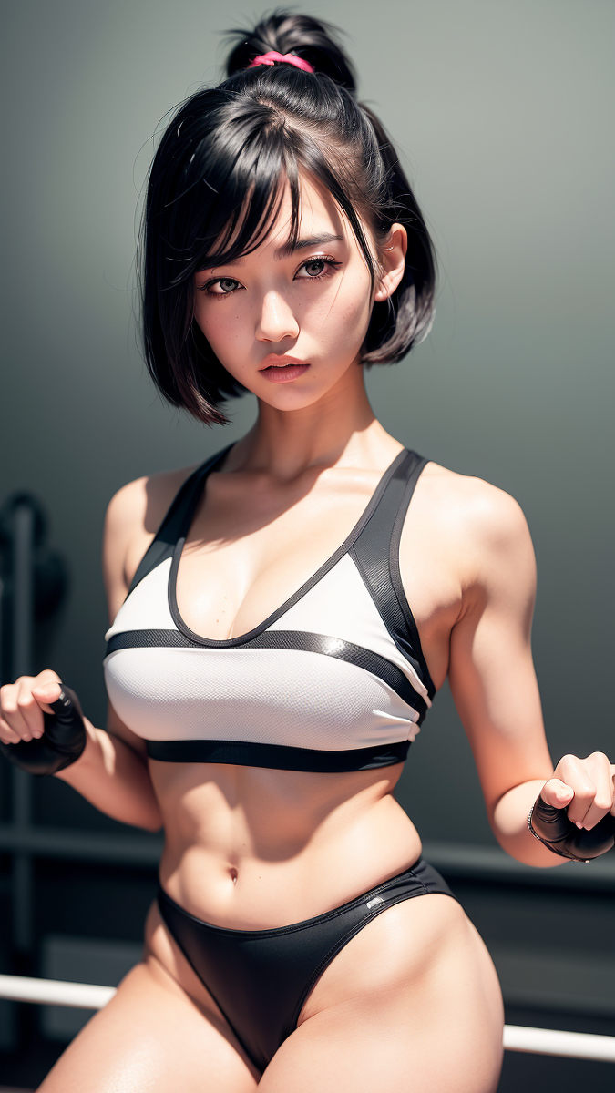Garlic_ai's tweet photo. 一緒に女子プロレス #おっぱい #aiart #AI #aiイラスト #aiコスプレ #AI生成 #StableDiffusion #女子プロレス #腹筋 #女子ボクシング https://t.co/H5EJjTtJic https://t.co/HzuD5d3aqx