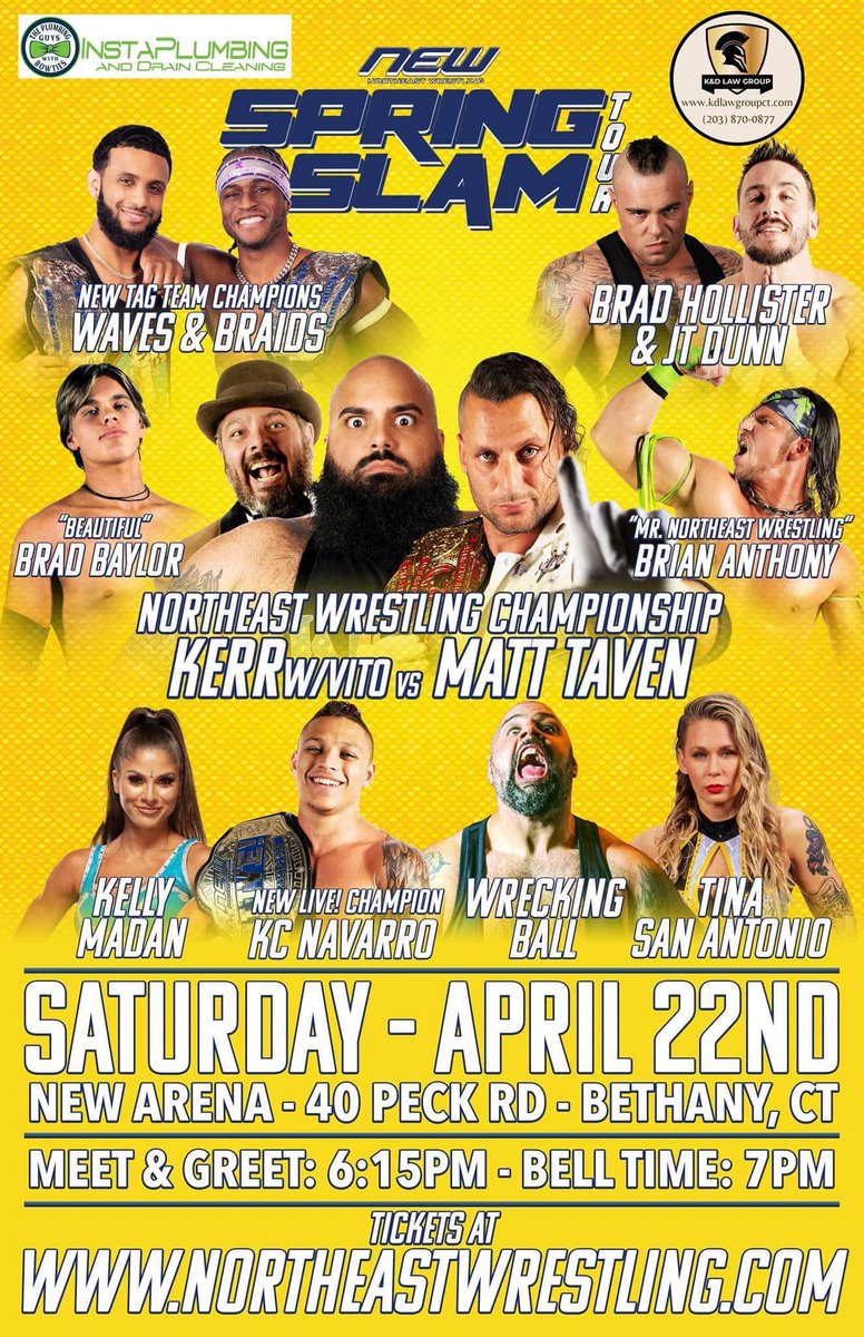LoveDoug_'s tweet photo. Saturday ❤️Love❤️ Returns
 @newwrestling1  
#SpringSlam 

Get your tickets before this SELLS OUT! https://t.co/BWXnOxpmmR