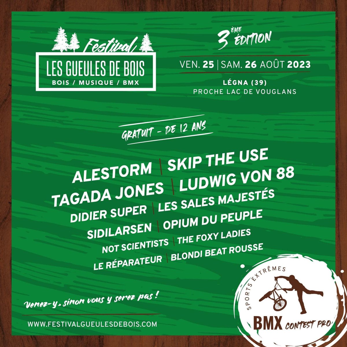 Nous aurons le plaisir d’achever cet incroyable OVTC TOUR lors du Festival Les Gueules de Bois le 25 août ! On vous y attend en nombre pour un moment magique, soyez en forme car nous clôturerons la soirée ! 🔥🥳🤘

Billetterie : my.weezevent.com/festival-les-g…

#sidilarsen #ovtc #metal