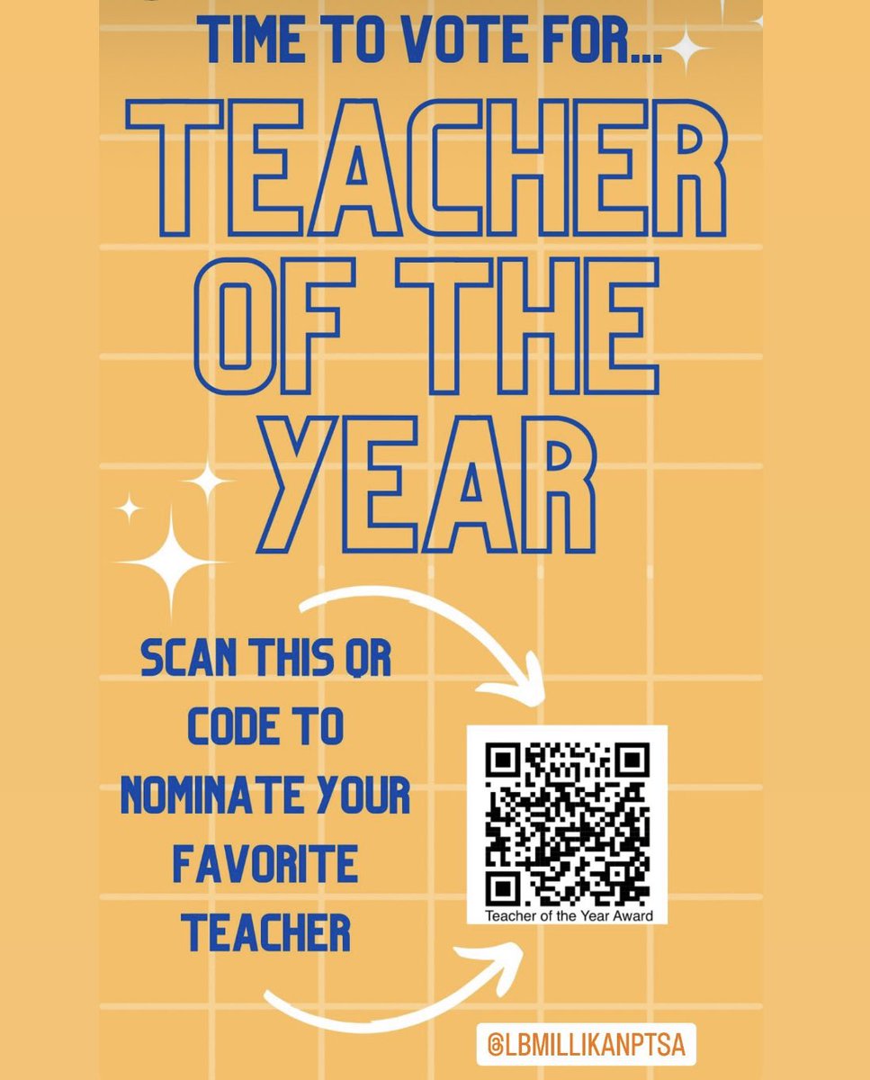 Students! VOTE TODAY! lbmillikan.schoolloop.com/teacheroftheye… <a href="/PrincipalVega/">Alejandro Vega</a>
