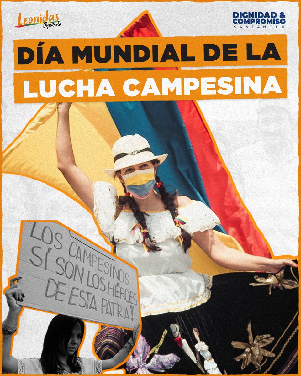 👨🏻‍🌾👩‍🌾Hoy quiero exaltar el esfuerzo de quienes trabajan de sol a sol para llevar lo mejor del campo a las mesas de los colombianos. Como sociedad tenemos el compromiso de dignificar a nuestros campesinos y campesinas. Para ellos, mi admiración y apoyo total. #DíaDeLaLuchaCampesina