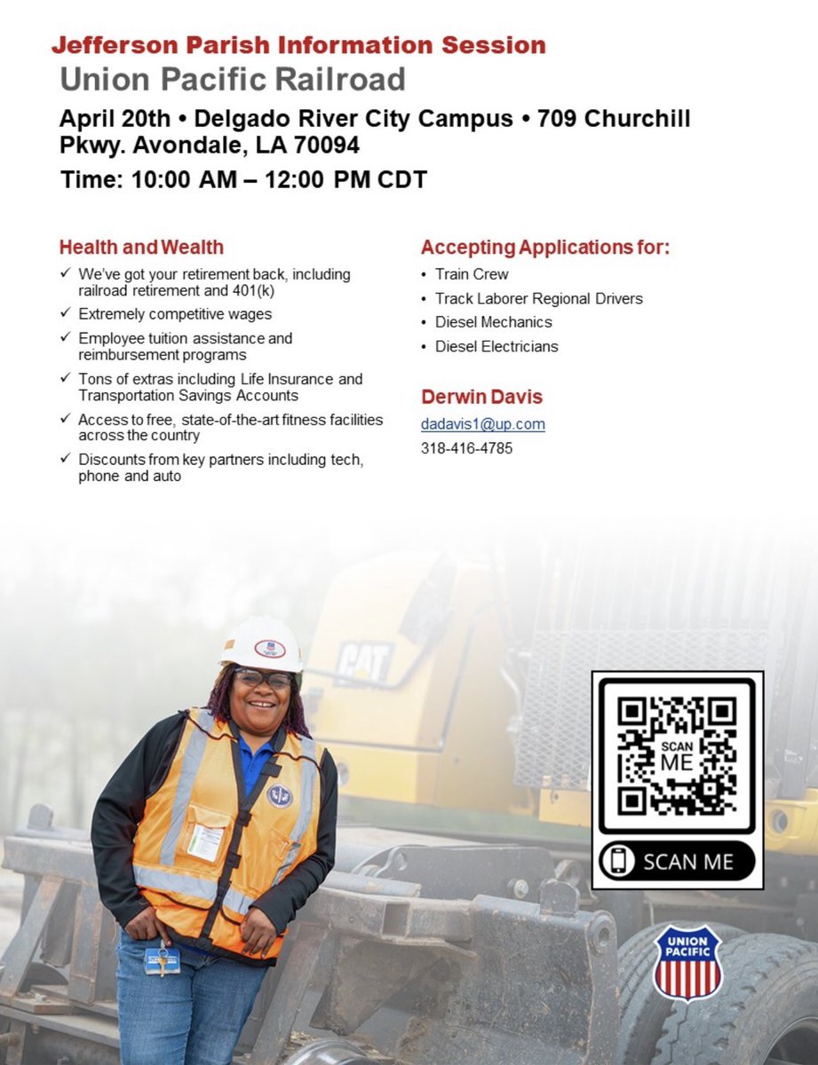Jefferson Parish on Twitter "Mark your calendar! An information session regarding jobs with