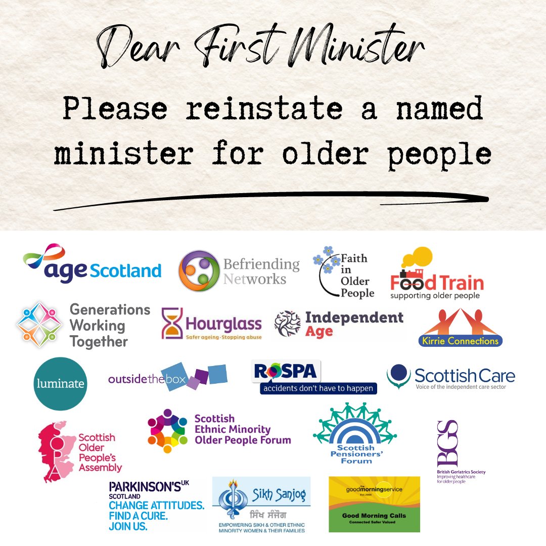 SOPA - The Scottish Older People's Assembly (@scotopa) on Twitter photo 3 more organisations have endorsed the open letter <a href="/parkinsonsuksco/">Parkinson's UK Scotland</a> <a href="/sikh_sanjog/">Sikh Sanjog</a> <a href="/good_morning_2u/">Good Morning Service</a> If you would like to send your own letter or email <a href="/agescotland/">Age Scotland</a> have a template here ageuk.org.uk/scotland/our-iβ¦ 3 more organisations have endorsed the open letter <a href="/parkinsonsuksco/">Parkinson's UK Scotland</a> <a href="/sikh_sanjog/">Sikh Sanjog</a> <a href="/good_morning_2u/">Good Morning Service</a> If you would like to send your own letter or email <a href="/agescotland/">Age Scotland</a> have a template here ageuk.org.uk/scotland/our-iβ¦