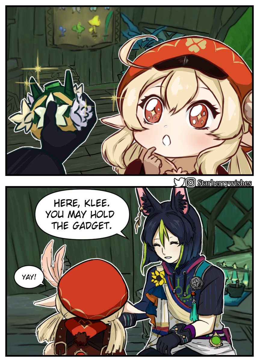 StarberryWishes's tweet photo. Spring Break in Sumeru with Klee

Contest entry for Hoyolab Teyvat Spring Break 4 Koma

#genshin #GenshinImpact #原神 #fanart #genshinimpactfanart #genshinfanart #digitalart #digitalillustration #illustration #illust #Klee #Tighnari #Comic #Manga #TeyvatSpringBreak https://t.co/jINRLlhvgs