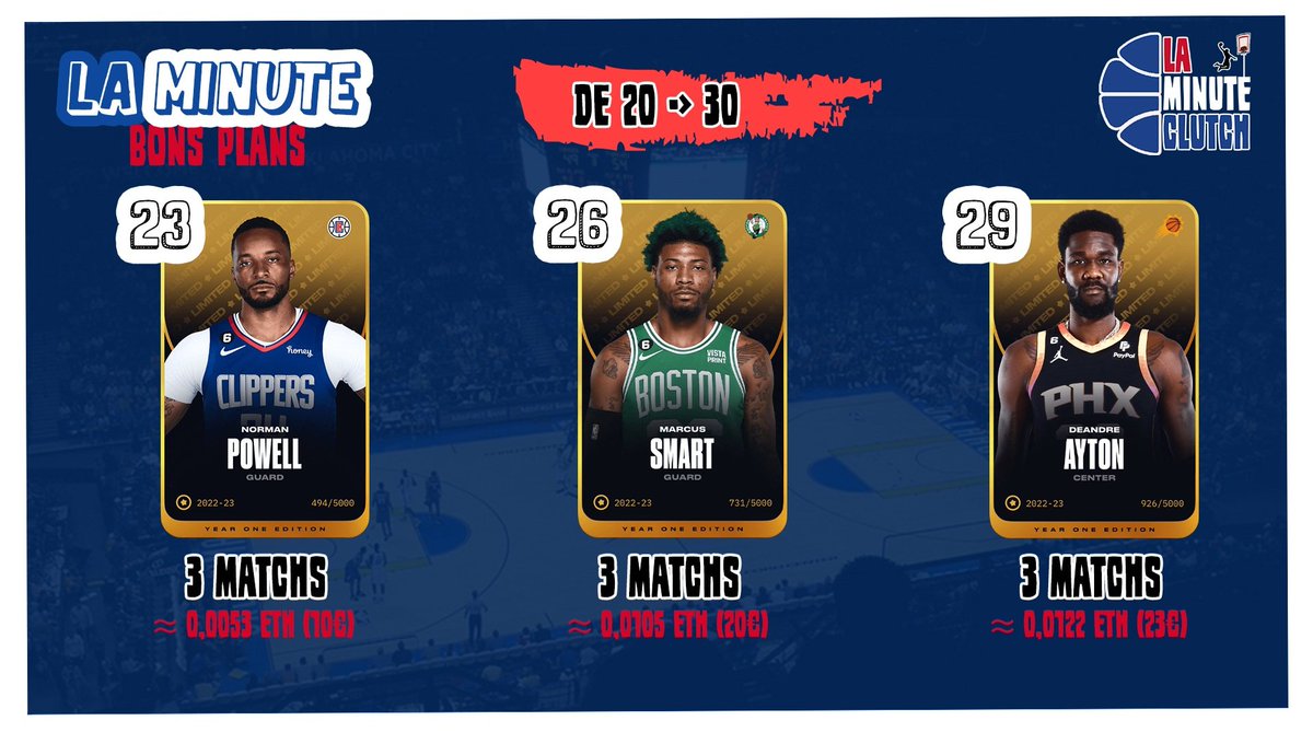 LaMinute_Clutch's tweet photo. ✅️ #LaMinuteBonsPlans

Ding dong, c'est l'heure des bons plans 🧭

Voici les bonnes idées que nous avons dégoté pour vos teams pour la #GameWeek50

À dérouler pour voir nos explications 👇

Rt 🔄 like ❤️ le taff pour soutenir 🙏

1/6 https://t.co/clOXIuhvOl