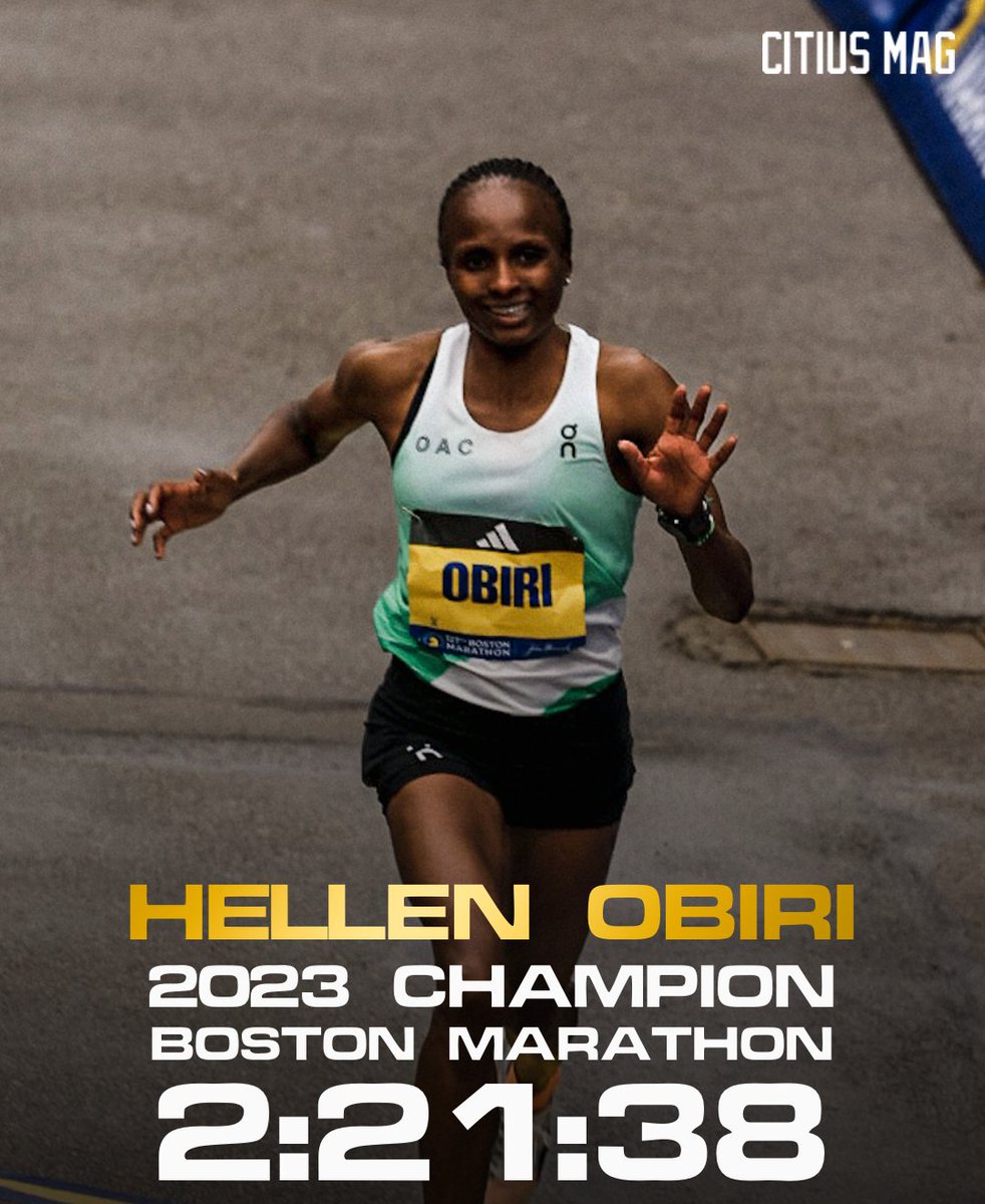 In her second marathon, Hellen Obiri breaks a historically talented field in the final mile to win the 127th <a href="/bostonmarathon/">Boston Marathon</a> in 2:21:38.