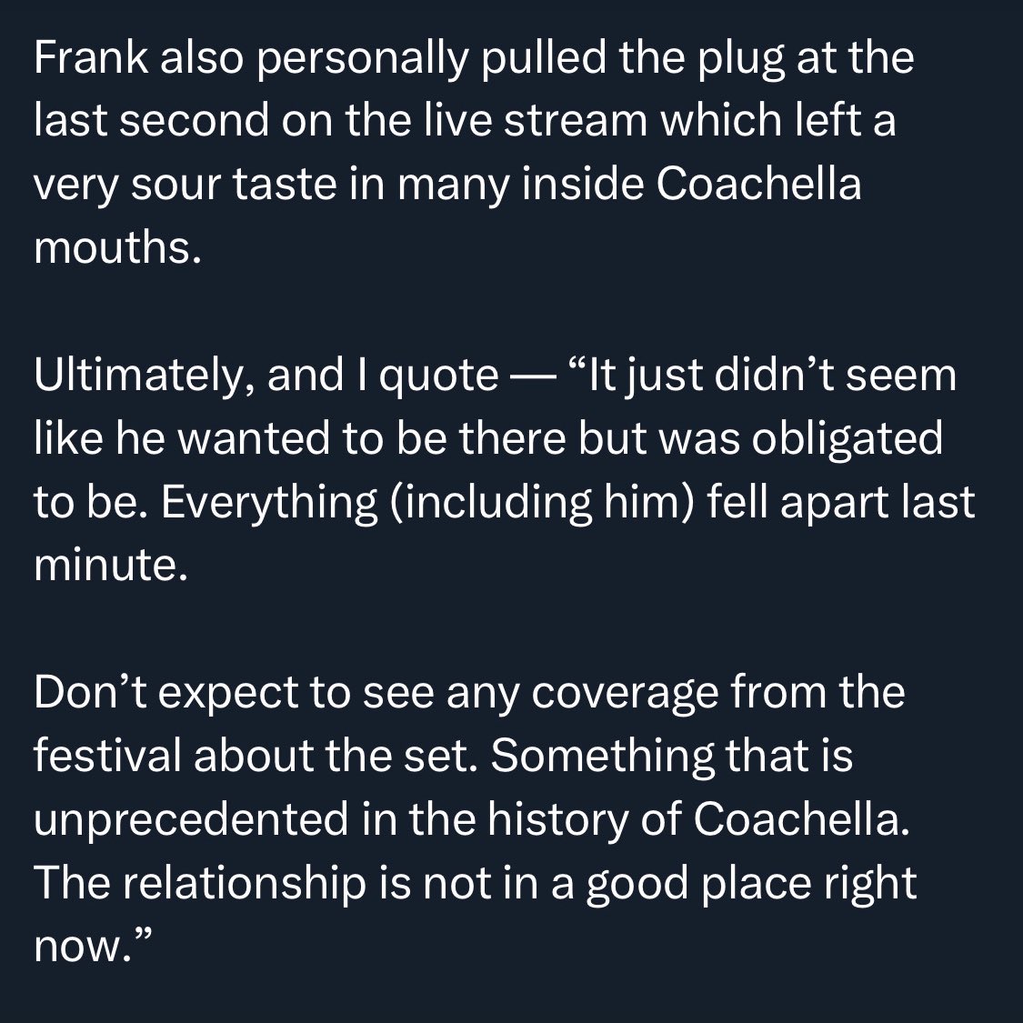 musicstruggles1's tweet photo. really hope this isn’t true https://t.co/tm56BRNMmL