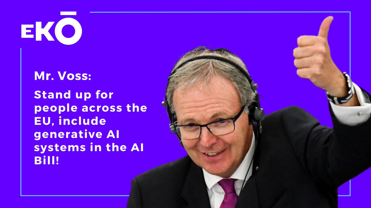 Eigenbroetler's tweet photo. Hey @AxelVossMdEP Don’t miss this chance to protect humanity from the risks of AI – put #ChatGPT in the AI bill now! https://t.co/XfrTJ41IvT