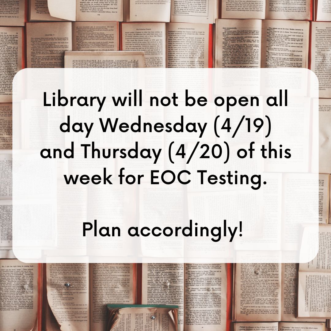 Champion HS Library tweet media