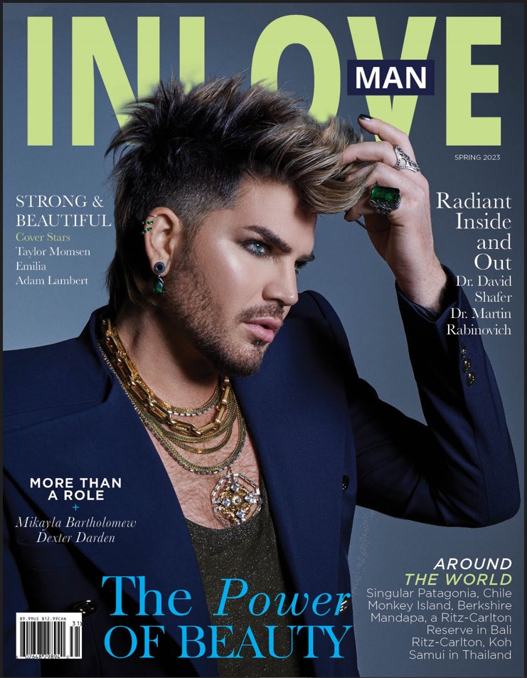 Oddly Appealing: Adam Lambert's Blue-Tipped Hair | Glamour