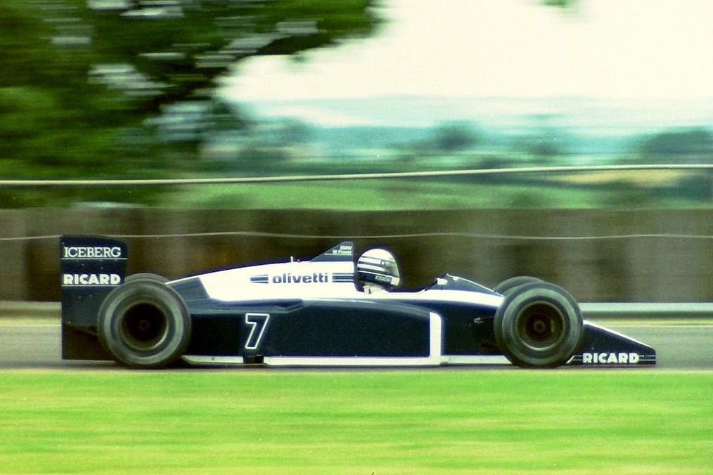 #HappyBirthday to Riccardo Patrese born #OnThisDay in 1954.
Here him in Action during practice for the 1987 #BritishGP 
📸 Pinterest
 #Patrese #Brabham #RetroF1 #ClassicF1 #F1 #OldSchoolRacing