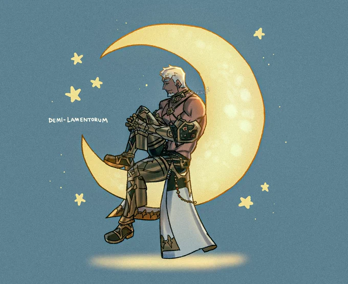 [ffxiv] thinking about... what if we got a moon mount... 