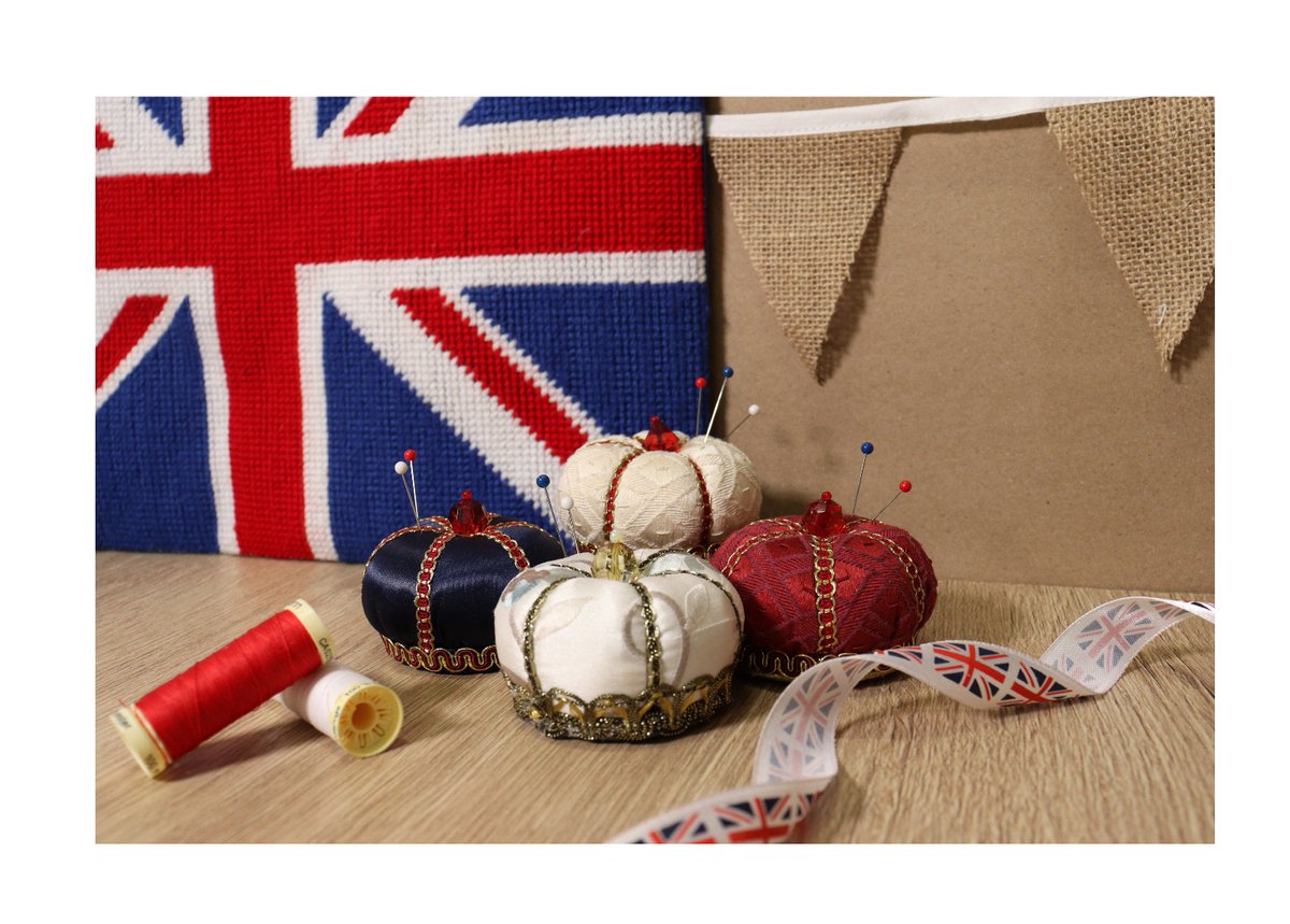 FabricsCheap's tweet image. Cute crown pincushions have just arrived and selling fast! Perfect for keeping your sewing needles and pins organized while adding a touch of royalty to your sewing. Get yours now while supplies last! #crownpincushion #sewingessentials #sewingtools #sewingnotions #sewingfun