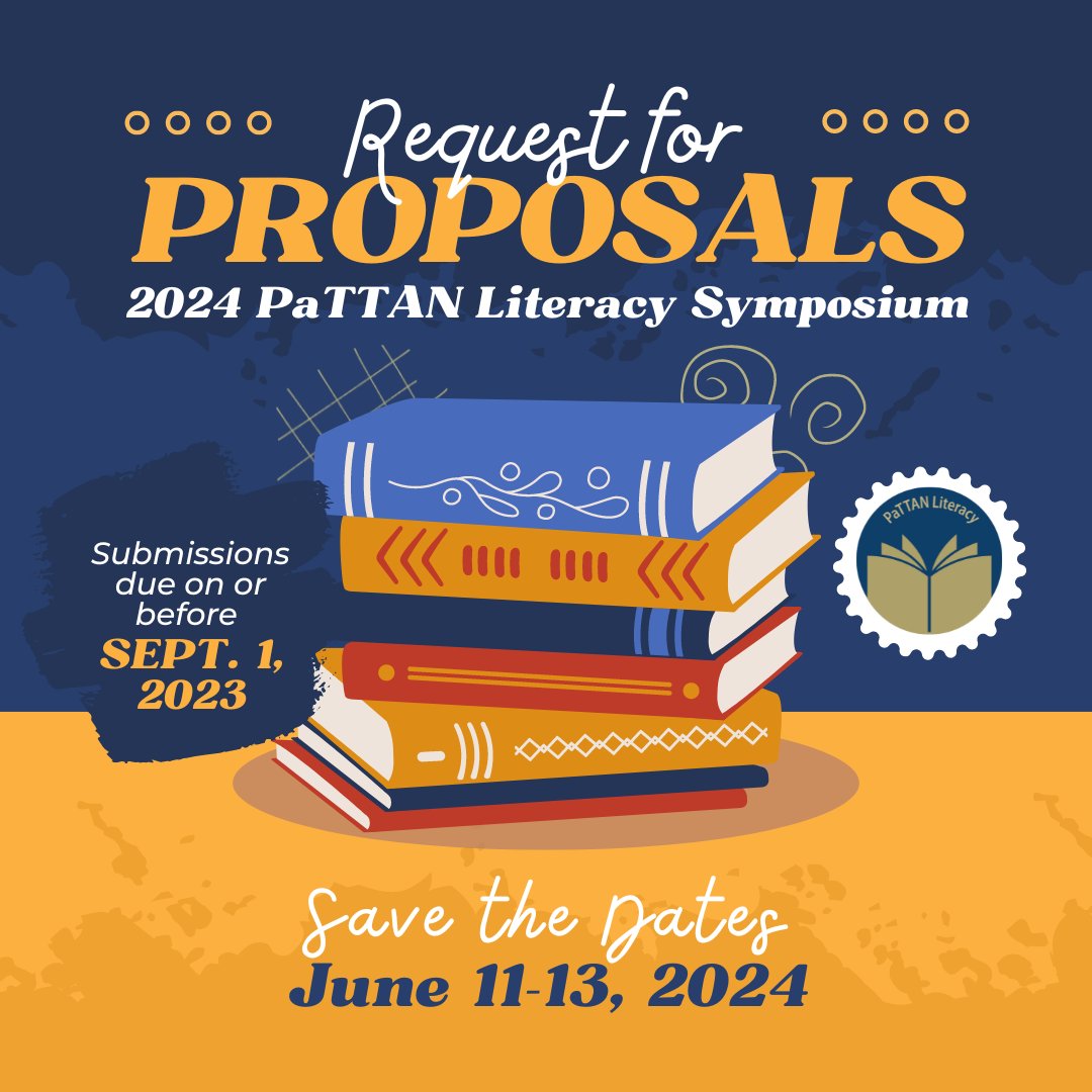 Present at the 2024 PaTTAN Literacy Symposium and join us as we SoR into Structured Literacy! Proposals will be accepted through Sept. 1, 2023. To learn more, visit bit.ly/2024litsymposi…. Questions? Email llutz@pattan.net or abell@pattan.net #literacymatters #PaTTANLitSymposium