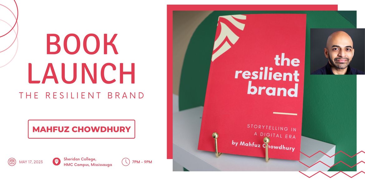 Exactly ONE month away!

Stories, Snacks, and Celebration 🥳

Join me in #Mississauga on May 17th to celebrate the release of The Resilient Brand: Storytelling in a Digital Era!

Link to RSVP: eventbrite.ca/e/book-launch-…