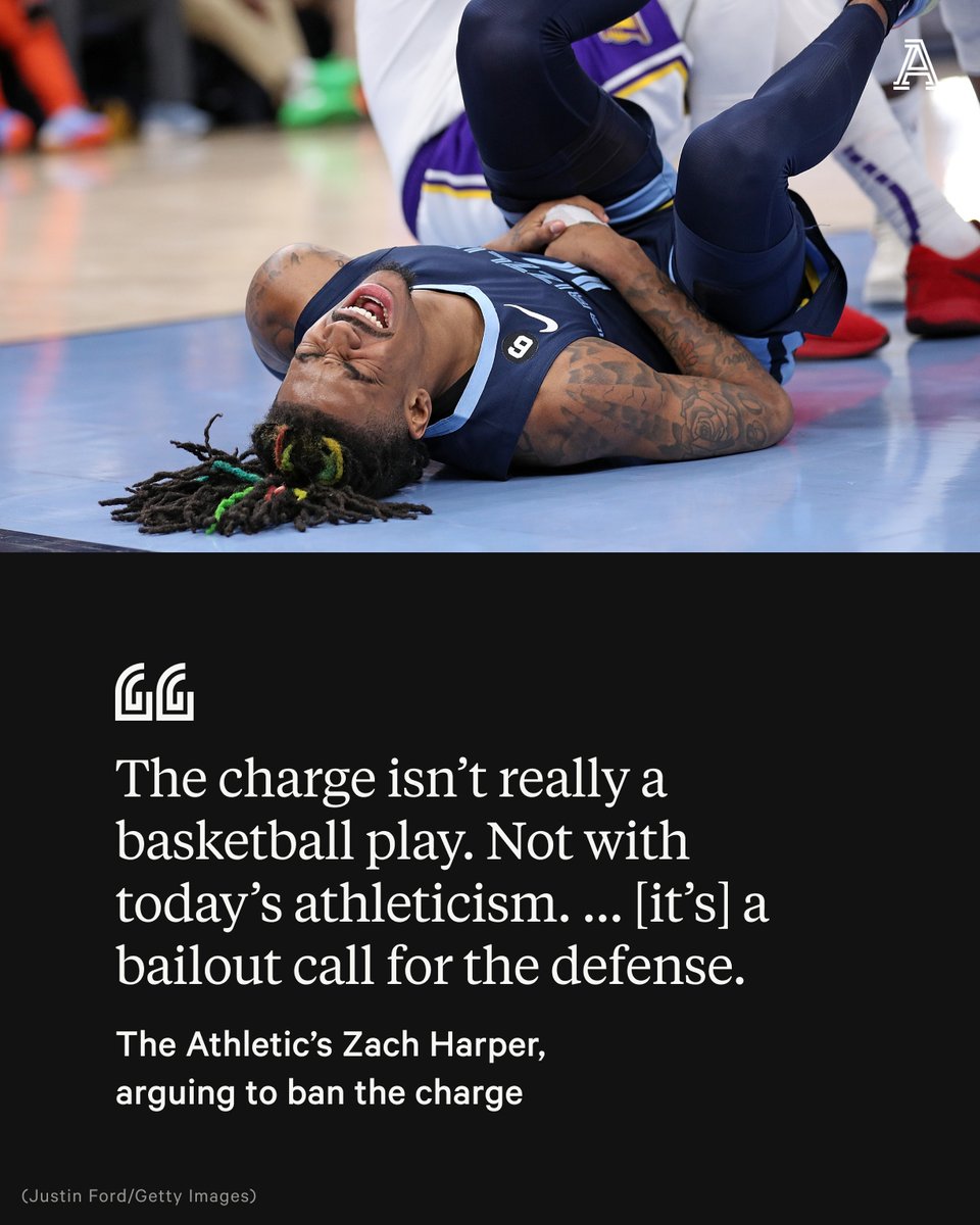 The Athletic on Twitter "To charge or not to charge. Should the NBA