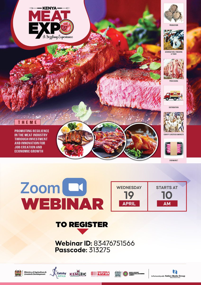 Kenya Export Promotion and Branding Agency on Twitter "WEBINAR INVITE
