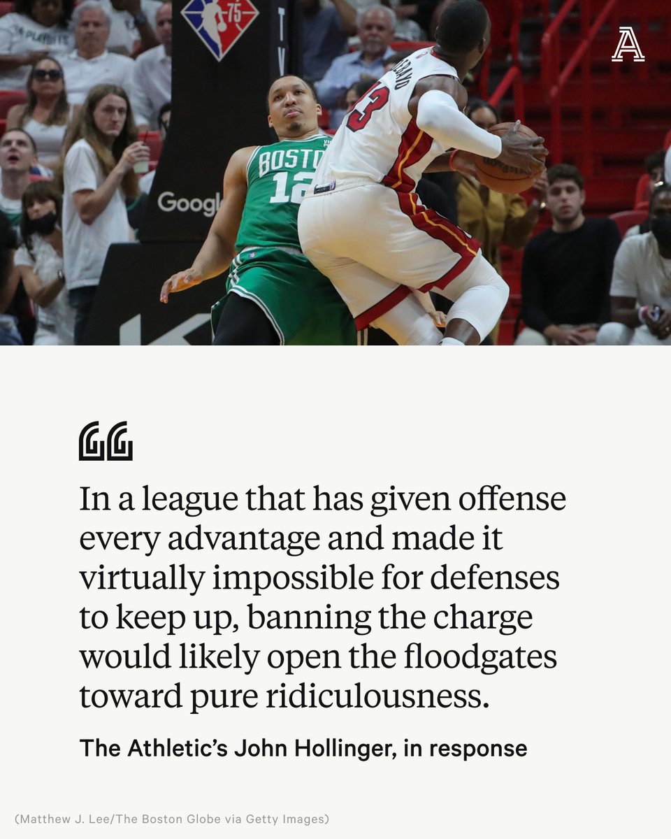 The Athletic on Twitter "To charge or not to charge. Should the NBA