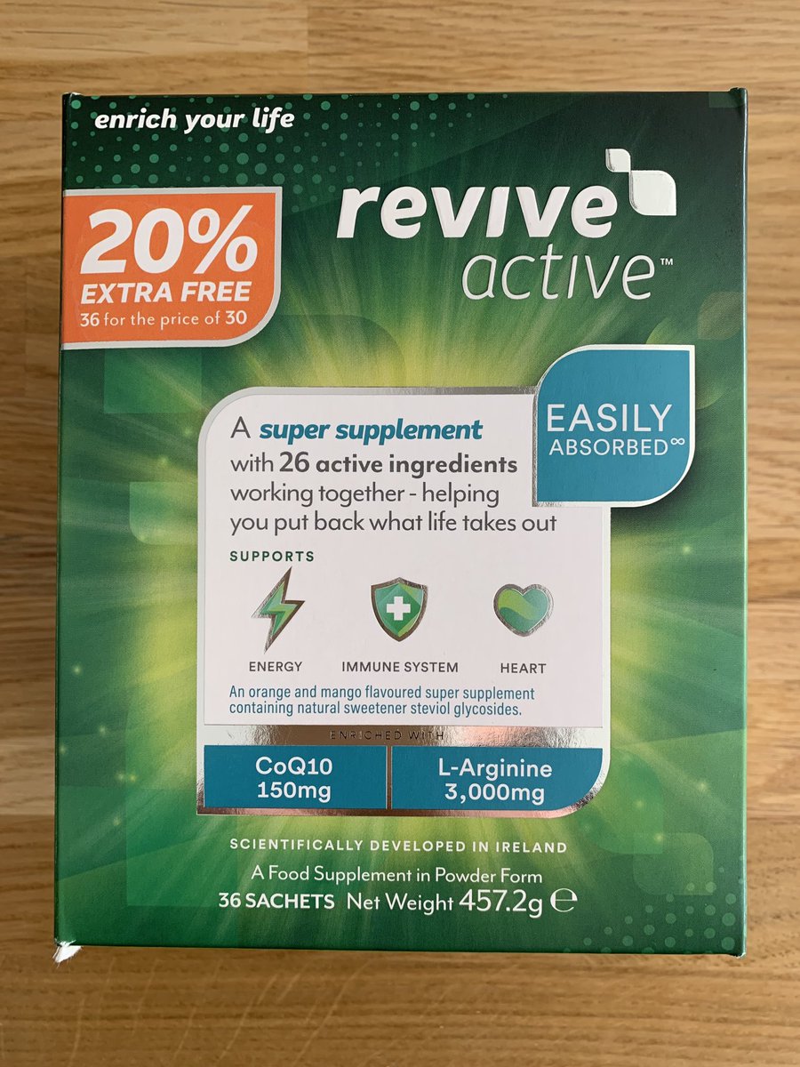 TalkBackIreland's tweet image. I recently bought 2 x Packs of this usually top product. To my surprise almost 1/3 of the sachets contents were hard, crumbly and dark. I complained to the Pharmacy. They were great. Revive Active rep said ‘maybe I stored the pack the wrong place’ ⁦⁦@ReviveActive⁩ C’mon.