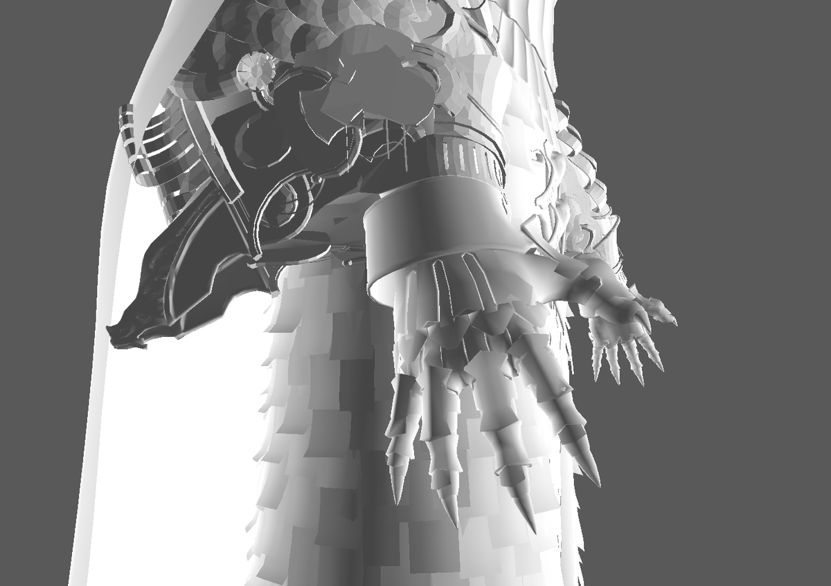Yaoguangyue's tweet photo. 我提取了他的文件：Optimus Lucis Caelum （至少我这么认为）
它细节完整，拥有两种不同的模型。披风完整。#ff15
#VersusXIII https://t.co/dg9m61R7nc