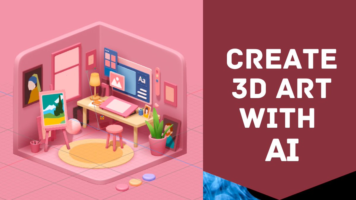 DailyAIUpdates's tweet photo. Create Stunning 3D art using AI. Watch The video on youtube: https://t.co/oLqCb30S4s

#ChatGPT #google
#tristan #3dart #AI #midjourney #GenerativeAI #generativeart #spline #Elon #DOGE #CryptoGPT https://t.co/oB72RgocUd