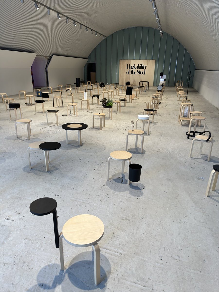 nobi's tweet photo. これアイディアだけでなく本当に作っちゃうの凄い!
100 ideas to hack Alva Aalto’s stool; the designer made a research and found it was Aalto’s intention to make it hackable.
Hackability of the stool
| Daisuke Motogi / DDAA LAB
@daisuke_motogi
#DropCity
#milanodesignweek https://t.co/37uWHM21BG