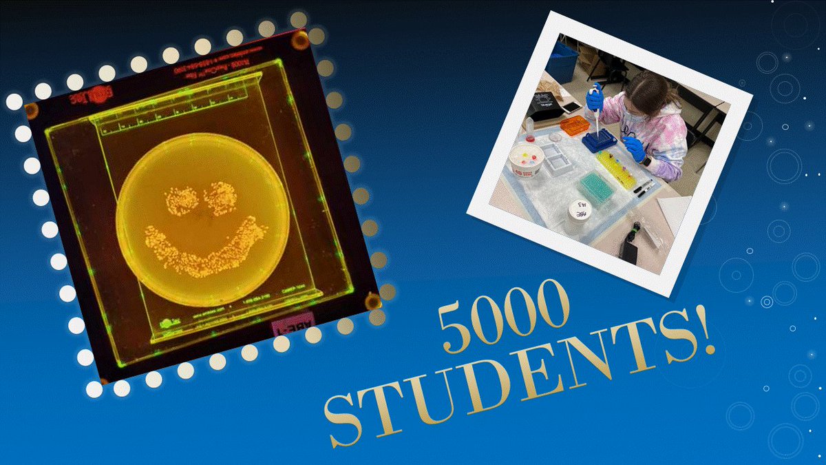 MILESTONE ALERT!! ABE<a href="/UTM/">U of T Mississauga</a> has officially reached 5000 students! 

Thank you to all our teachers and students- you inspire us to keep transforming smiles and lives!! 

Thank you to <a href="/AmgenFoundation/">Amgen Foundation</a> <a href="/ABEProgOffice/">Amgen Biotech Experience (ABE) Program Office</a> <a href="/UTM_Research/">UTM Research & Innovation</a> and <a href="/AmgenCanadaGM/">Ugur Gunaydin</a> for bringing ABE to @UTM!!