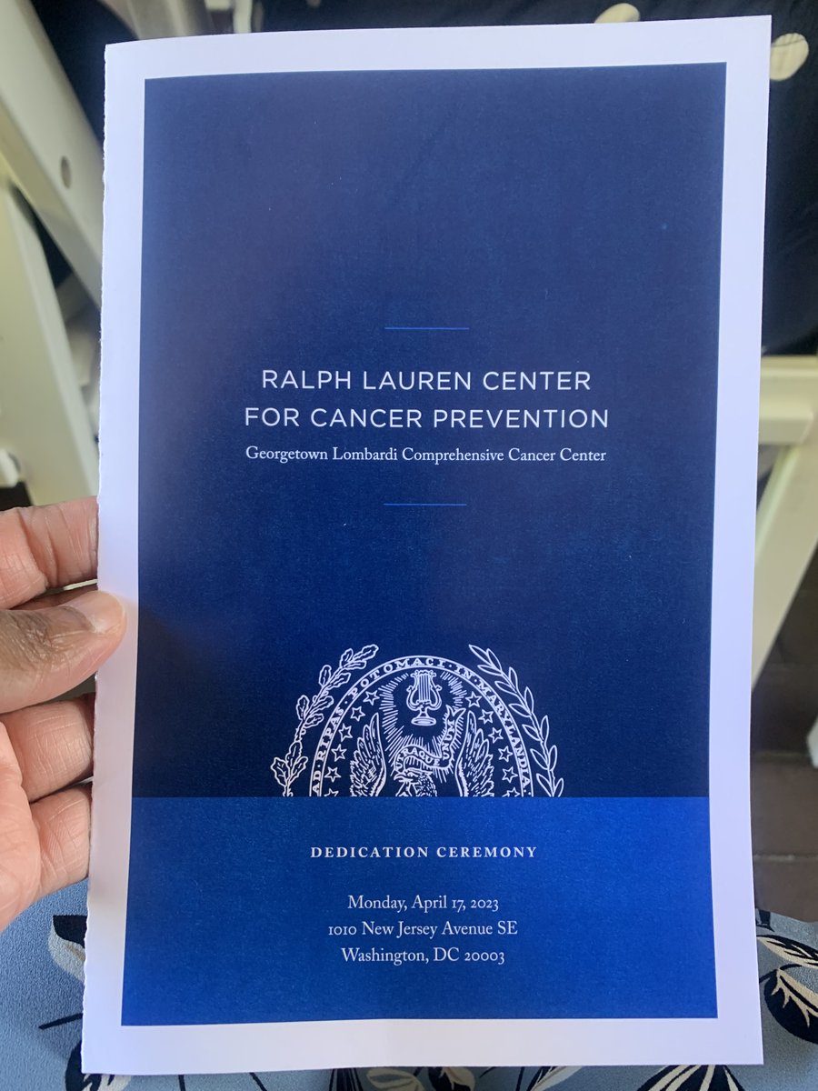 Today is the ribbon cutting for the NEW <a href="/Georgetown/">Georgetown University</a> <a href="/LombardiCancer/">Georgetown Lombardi</a> <a href="/RalphLauren/">Ralph Lauren</a> Center for Cancer Prevention in SE DC! We're so thrilled to share some 📸 from the big event (courtesy of <a href="/shelovesepi/">Traci B, PhD</a>). [1/5]