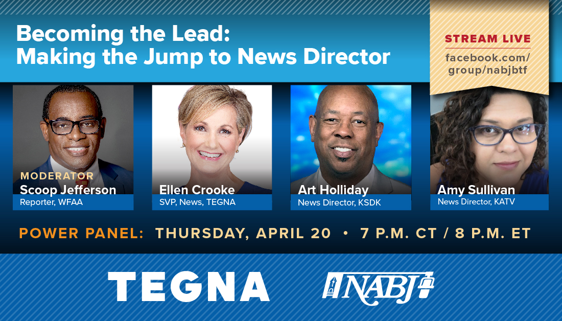 TEGNA on Twitter "This Thursday, be sure to check out NABJBroadcastTF