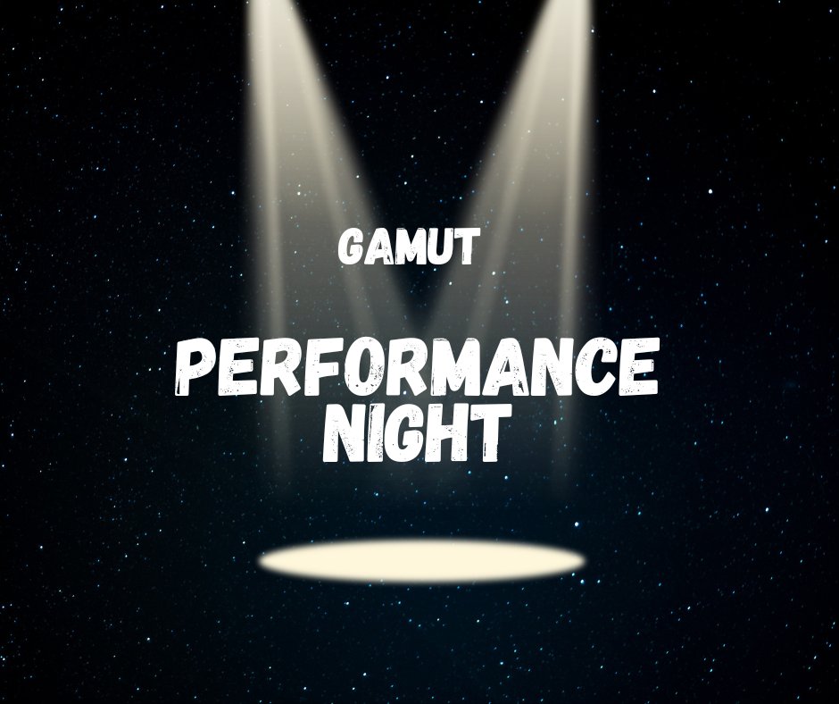 We'll have our (in)famous Casual Performance Night after the last business meeting of the semester this Friday! If you are interested in performing for Casual Performance Night, let Chandler Hall know in advance, or we can play it by ear. We look forward to your performance.