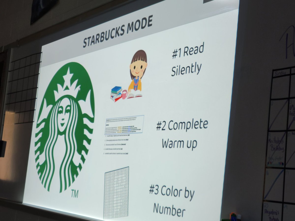 TinaHaden1's tweet photo. Much needed STAARbucks break to chill and get ready for ELA STAAR. https://t.co/AzLR4vpDwW