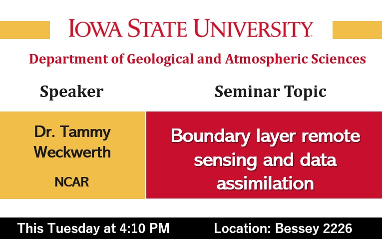 Iowa State Geological & Atmospheric Sciences tweet media