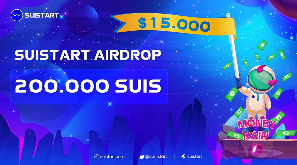 Sui_start's tweet image. 📣Exciting news for all Suistart&apos;s Zealy (Crew3) members! 
🎉 We are thrilled to announce a $15,000 USD worth of  $SUIS airdrop to reward your dedication and contribution to our community.
Tokens will be distributed based on your Zealy xp in our TGE.
Thank you for being part of…