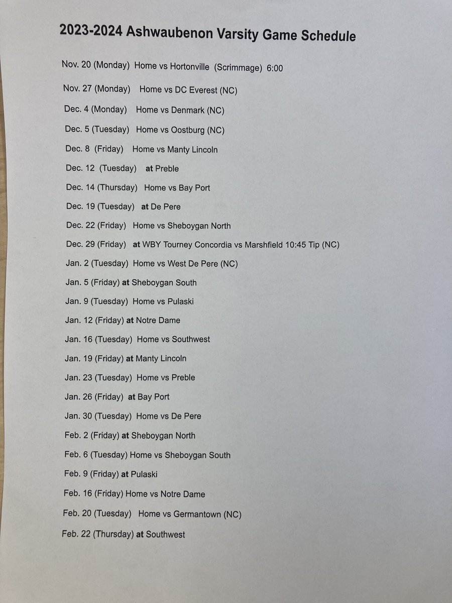 Here. We. Go. 🍿

Your 2023-2024 Boys Varsity Basketball Schedule!!! 🏀

#JoinTheFight