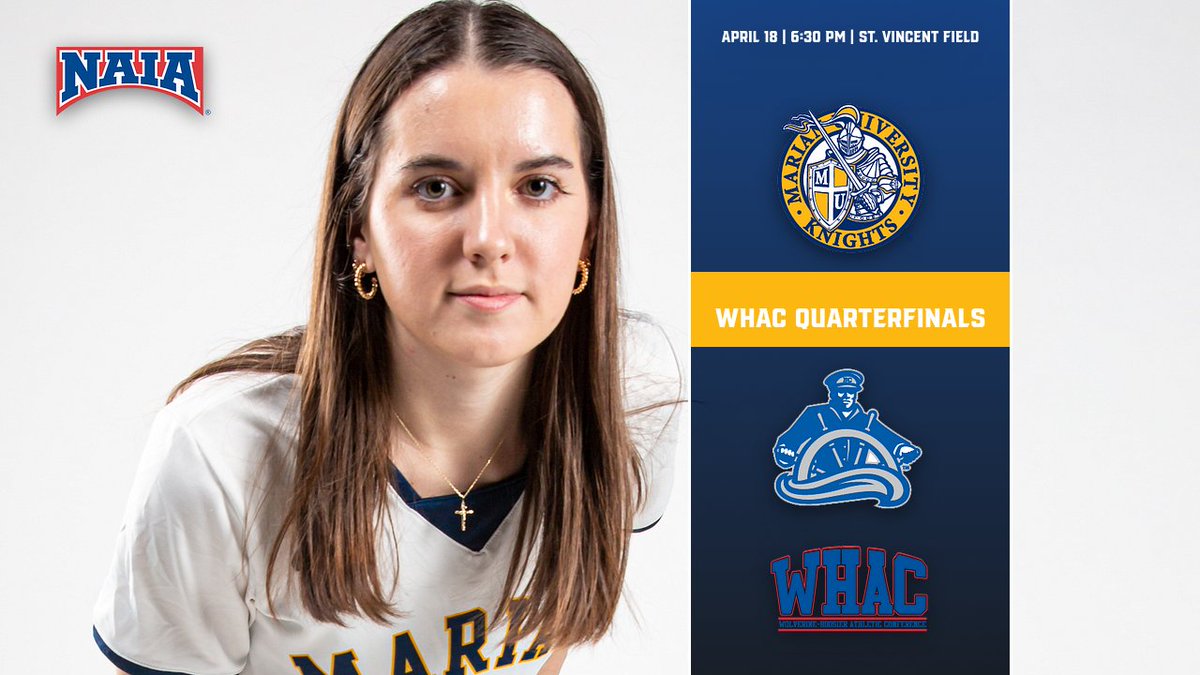 MUKnights's tweet photo. @MarianULacrosse has their start time for tomorrow night's @WHACAthletics Tournament Quarterfinal matchup against Bethel!

First Draw coming your way at 6:30 PM on the @iscsportsnet! https://t.co/GmluAfzhRm
