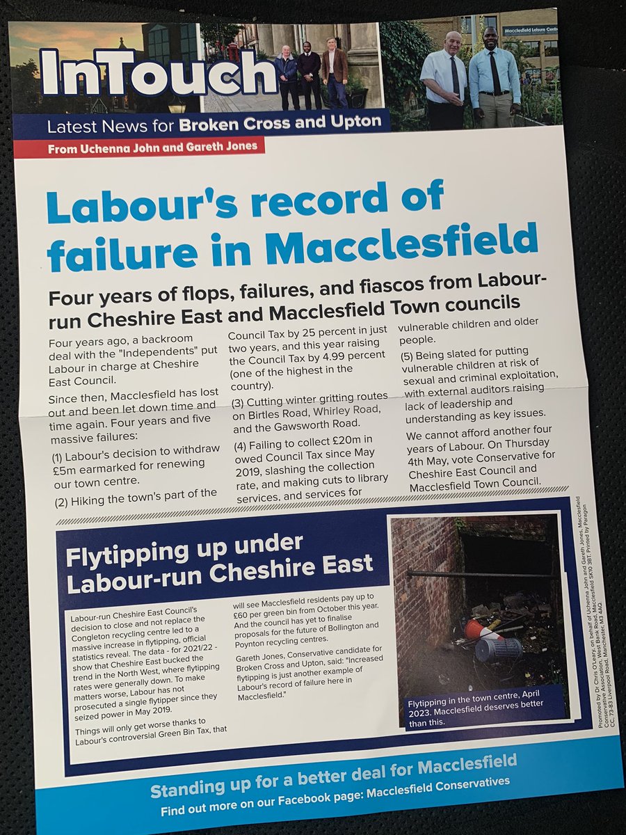 Uche__John's tweet photo. #LocalElections2023 #Conservatives #cheshireeast #macclesfield #brokencross https://t.co/ypN3q11aAI