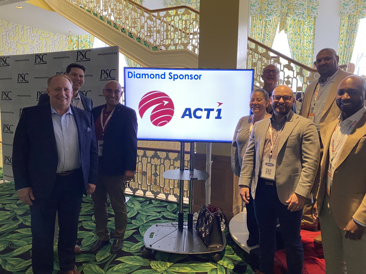 Team ACT1 is a Diamond Sponsor at <a href="/PSCSpeaks/">PSC</a> 
We are so excited to be here!