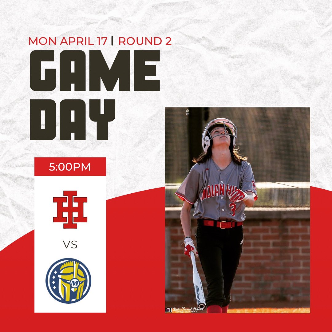 Here we go! Round 2! Come see the softball girls take on Mariemont today at the Home of the Braves Stadium @ 5PM for a Softball Extravaganza!