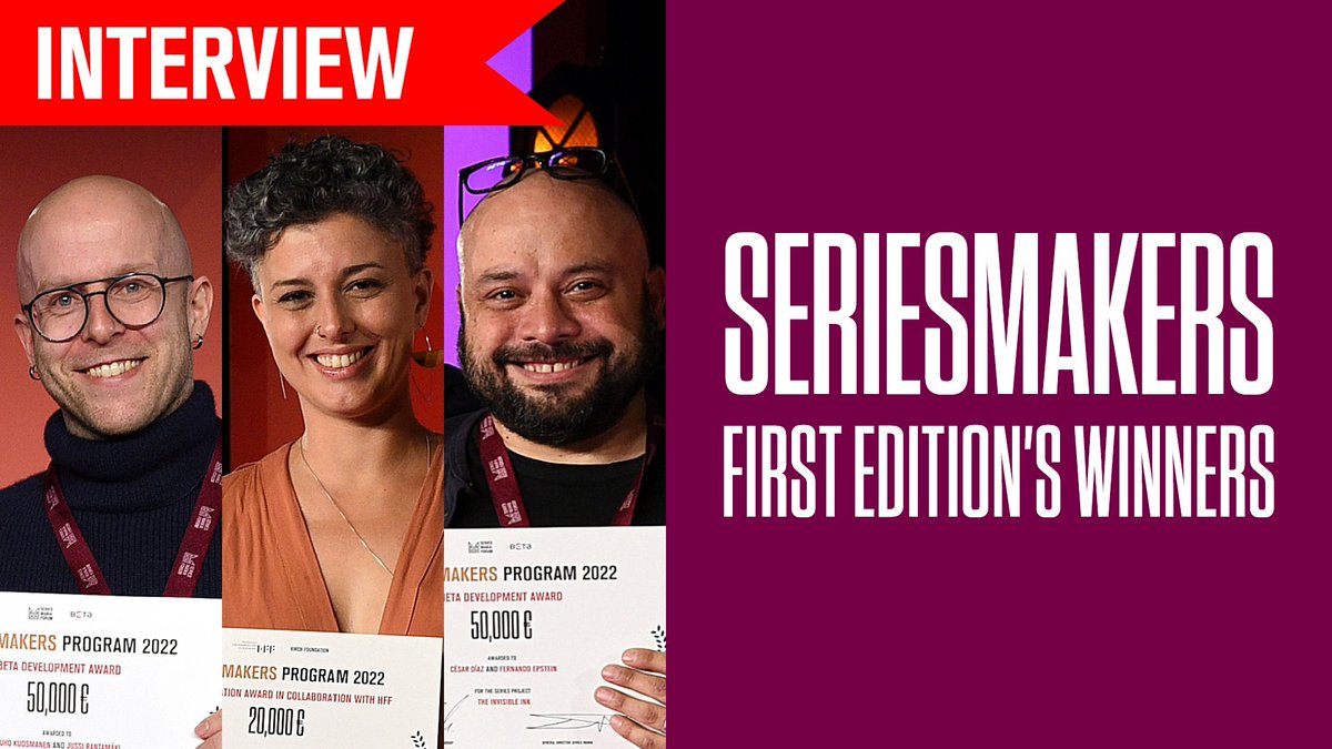 ▶ Discover the interviews of the awarded filmmakers César Díaz, Juho Kuosmanen and Beatriz Seigner and all the winners of the first edition of SERIESMAKERS 👉 youtube.com/watch?v=04SBqP…