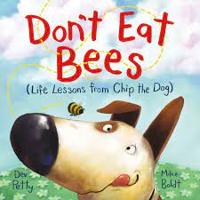 connaught_lib's tweet photo. Our book share this week is Don't Eat Bees written by @devpetty and illustrated by @MikeBoldt Our Eagles loved this crazy dog Chip and all hilarious tips on what to eat. #donteatbees #booksharegiggles #chipthedog https://t.co/OdXkZmw7X7