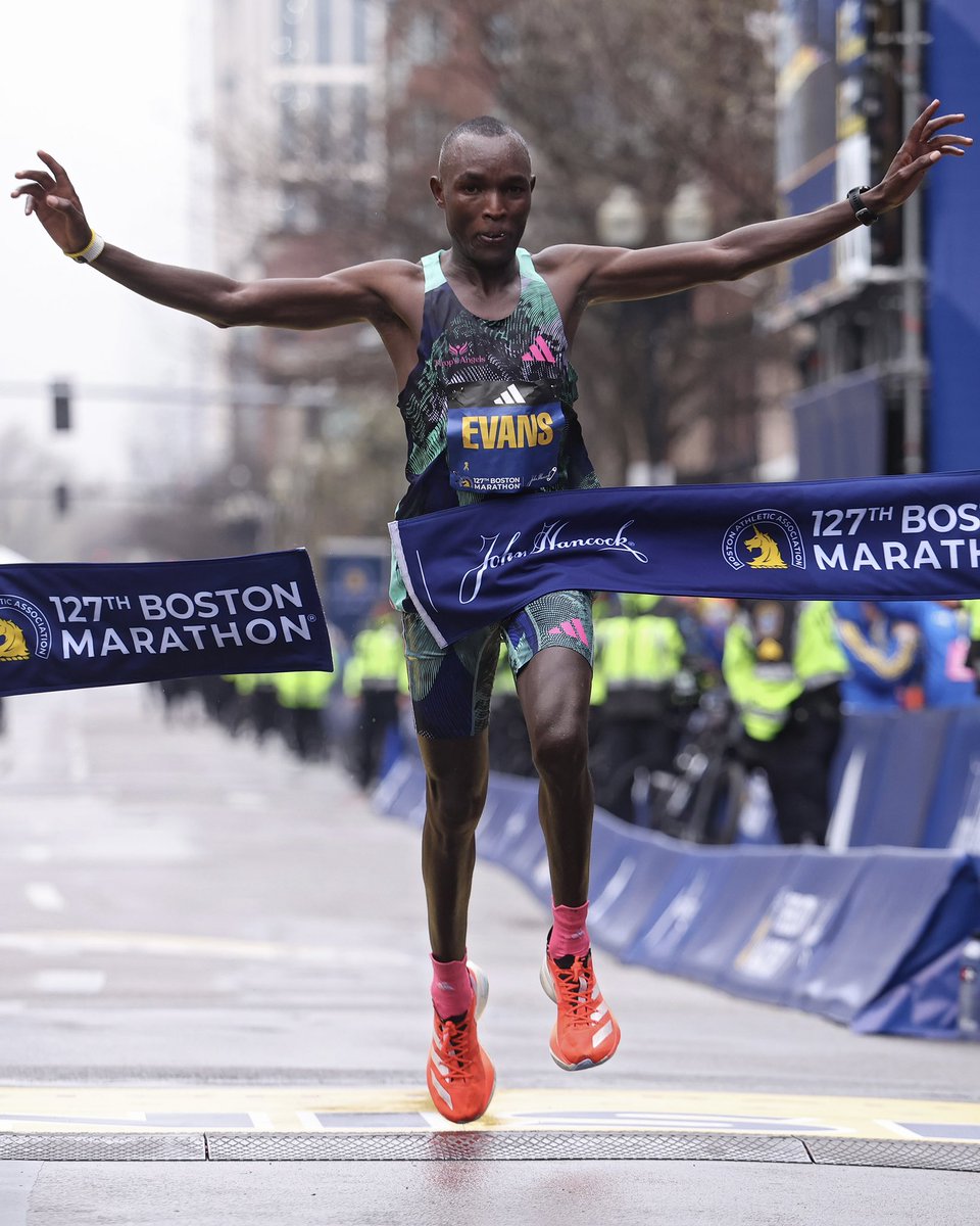 adidas Running on Twitter "Evans Chebet ️🥇 bostonmarathon He's made